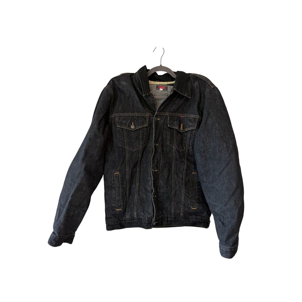 Hood Motorcycle Jeans Made in England Armored Denim Motorcycle Jacket Large Mens